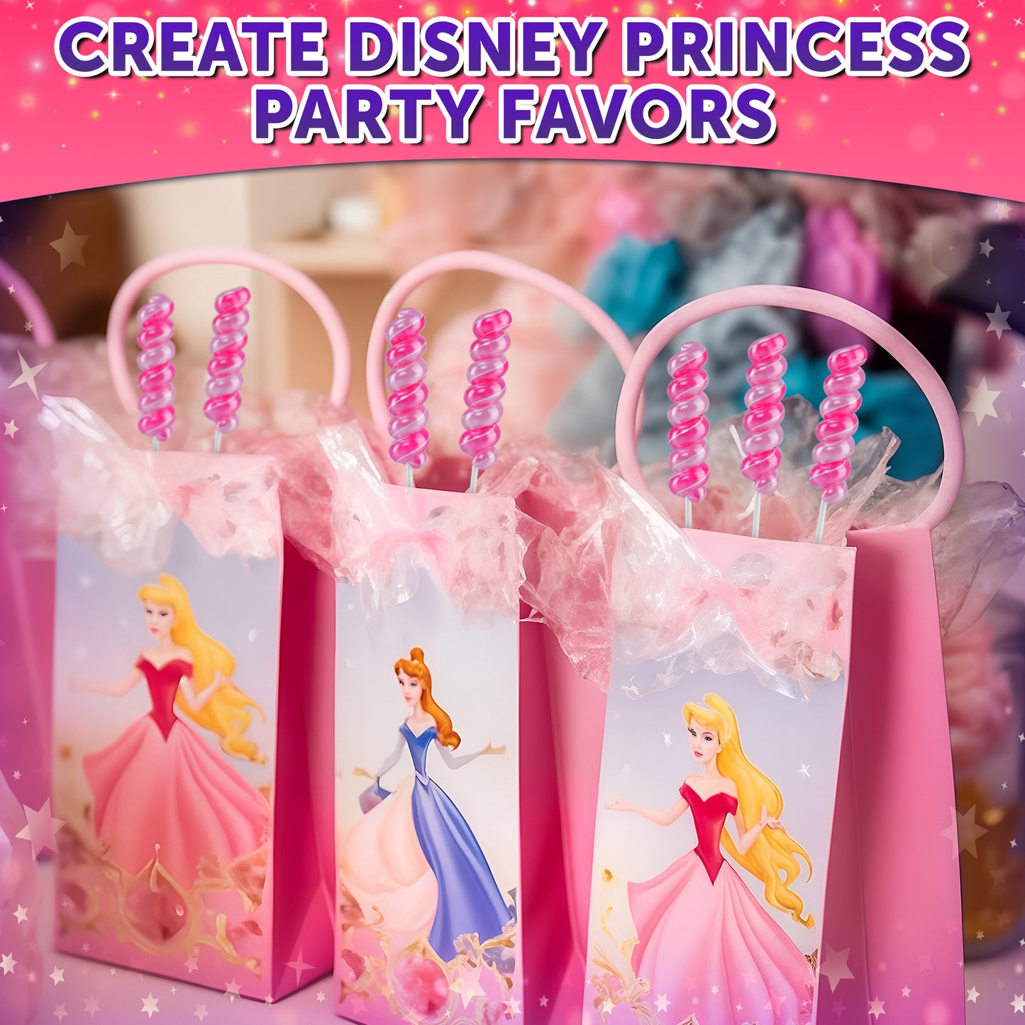 Disney Princess Lollipops - Disney Princess Candy