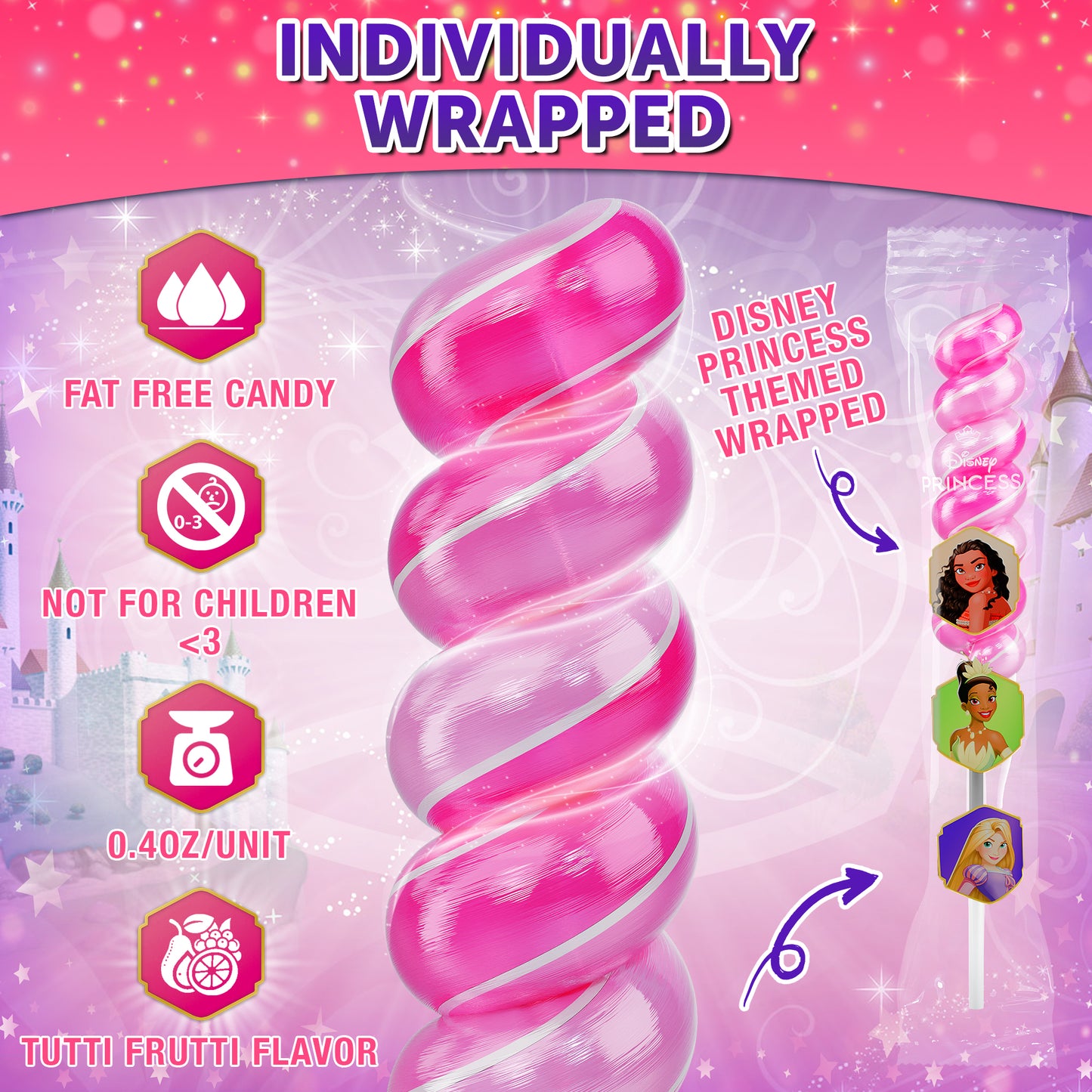Disney Princess Lollipops - Disney Princess Candy