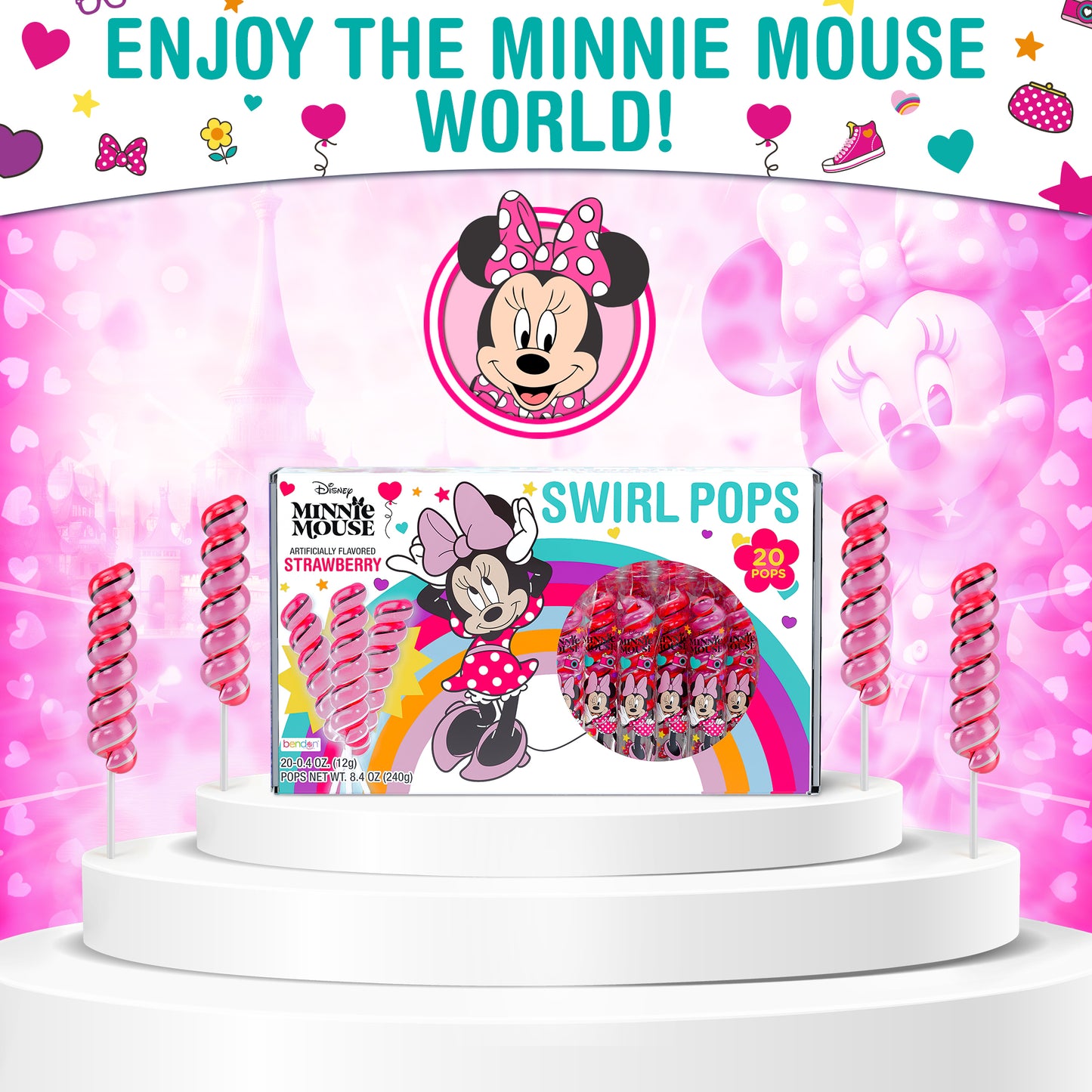 Minnie Mouse Lollipops 20pk- Minnie Mouse Candy