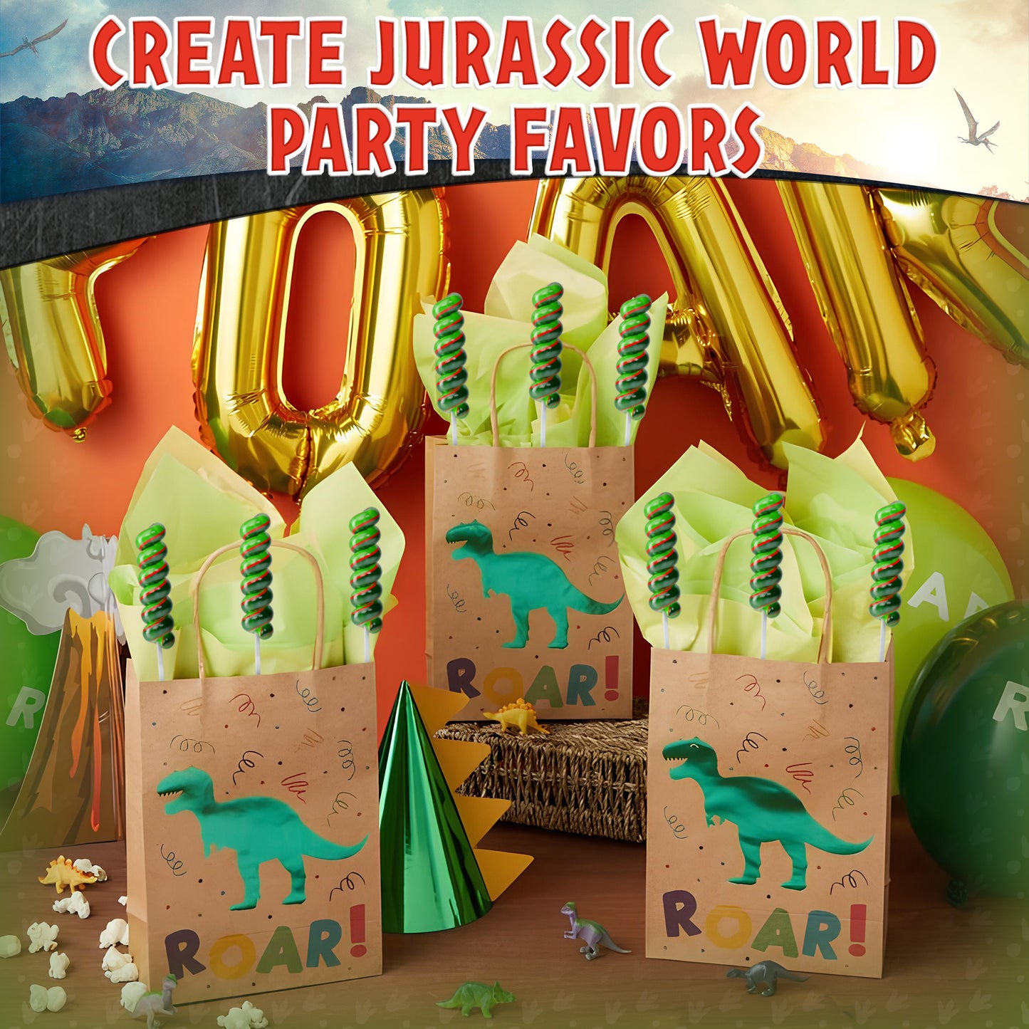 Jurassic World Lollipops 20pk- Jurassic World Candy