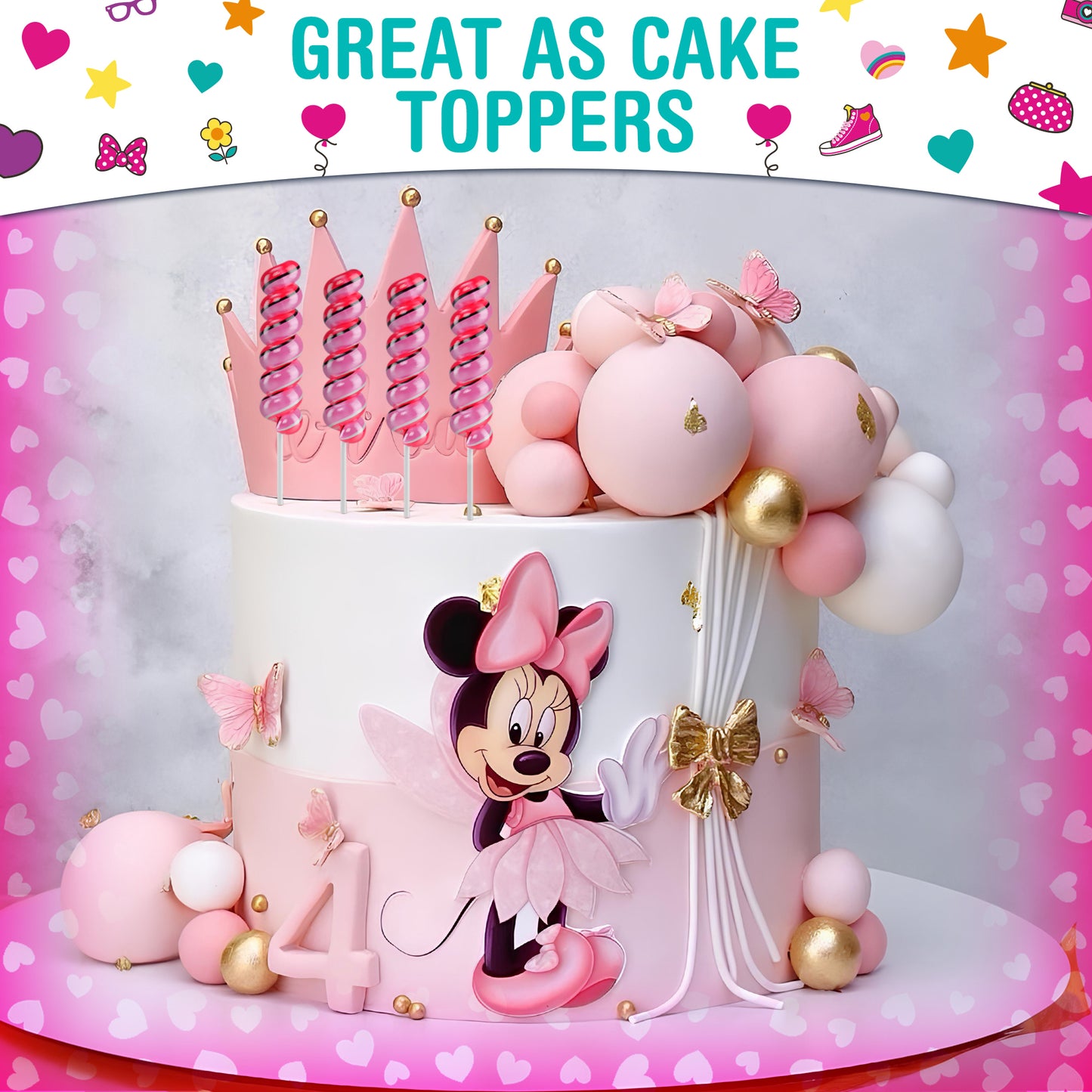 Minnie Mouse Lollipops 20pk- Minnie Mouse Candy