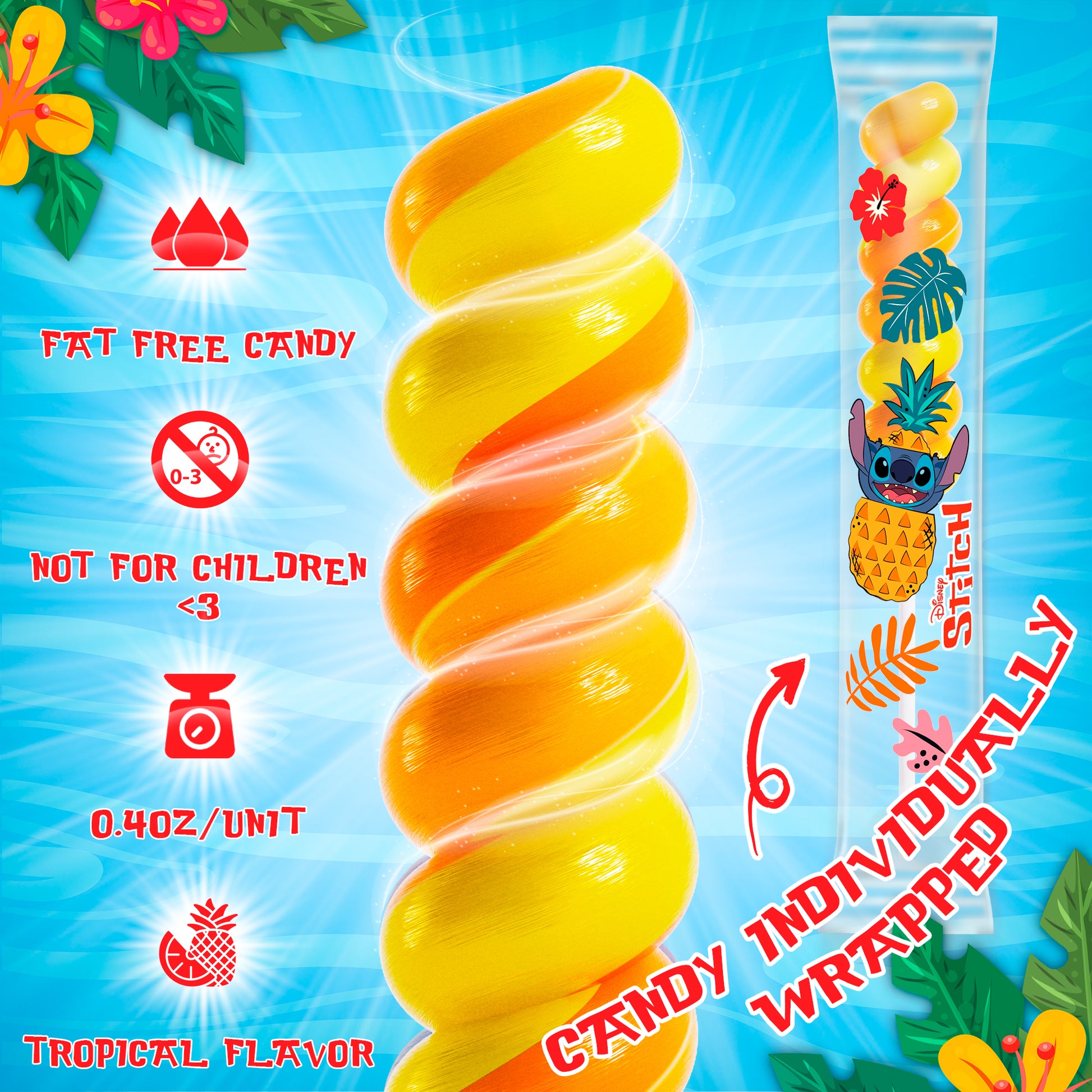Disney Stitch candy party favors for birthdays