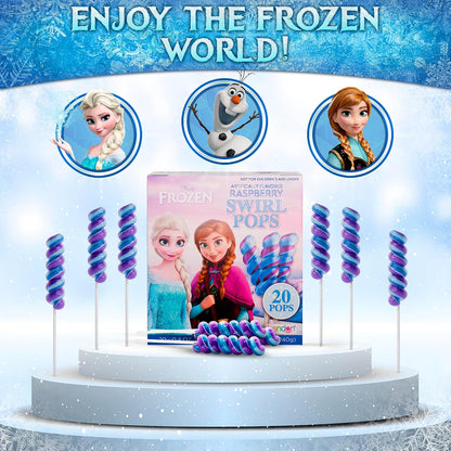 Frozen Themed Lollipops with Elsa and Anna
