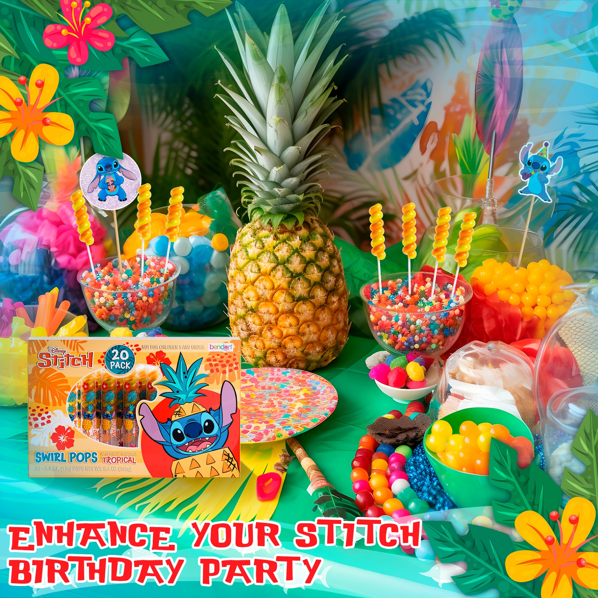 Bulk Stitch Lollipop Pack for Party Bags and Favors