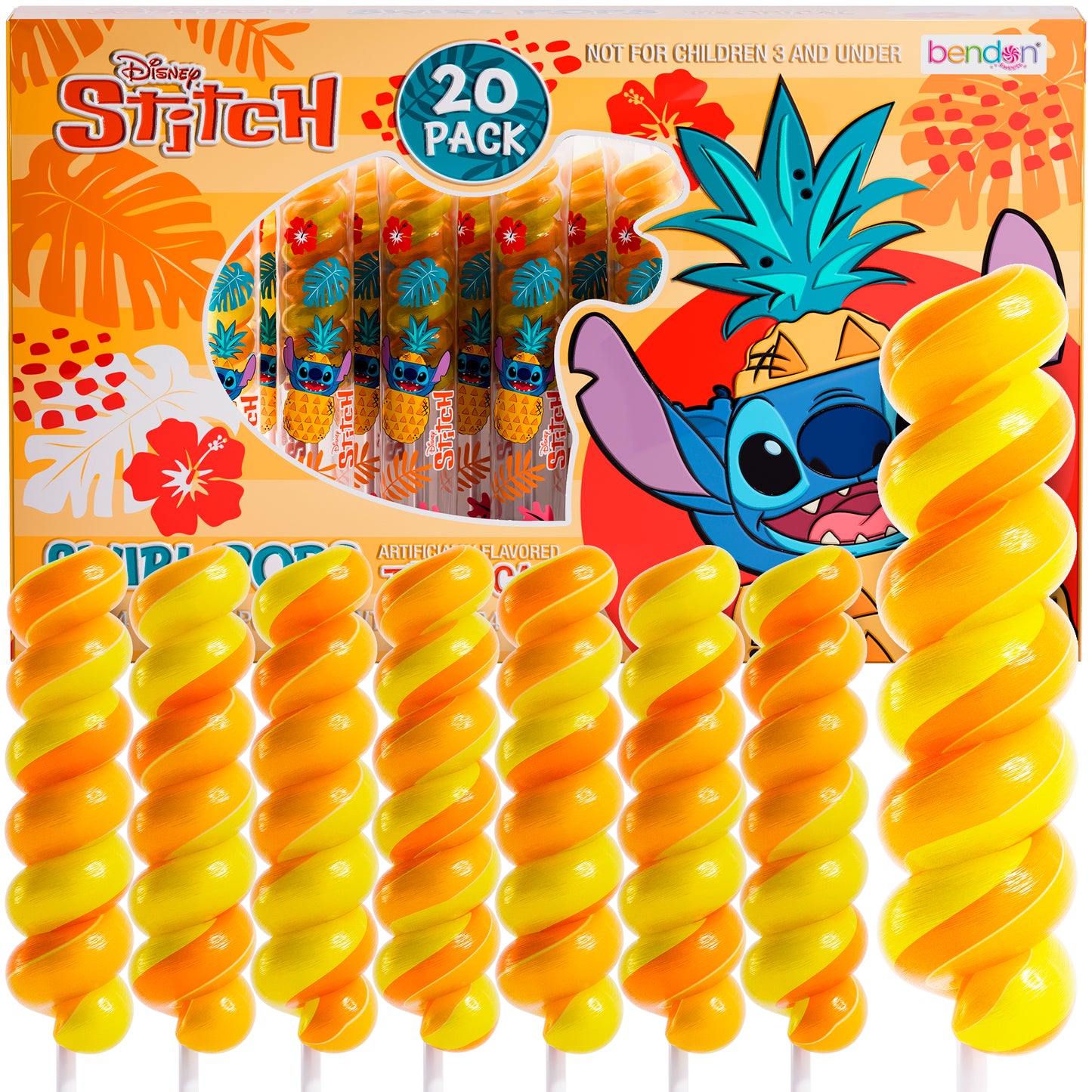 Stitch Lollipops 20pk for kids' birthday party favors